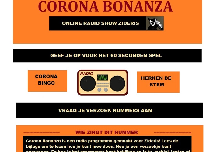 Radioshow Corona Bonanza